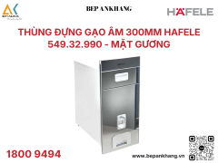 Thùng Đựng Gạo Âm 300mm Hafele 549.32.990 - Mặt Gương